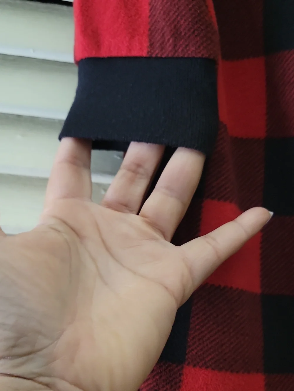 Old Navy Red and Black Buffalo Plaid Footed One-Piece Pajamas